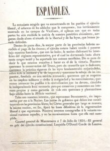 Celebración del 171 Aniversario de la Proclamación del ‘Manifiesto de Manzanares’ Organizada por ‘El Zaque’