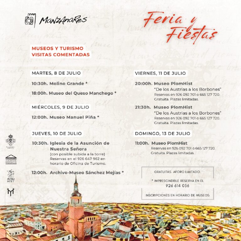 Descubriendo tesoros culturales durante la feria y fiestas: Una exploración gratuita de los Museos, la Iglesia de la Asunción y el Universo