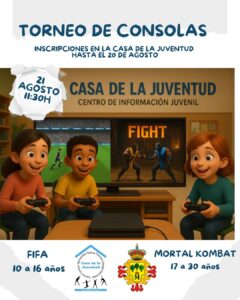 Llamada a todos los Gamers: La Casa de la Juventud de Manzanares te invita a una intensa competencia de videojuegos