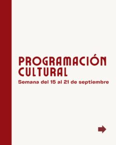Agenda Cultural Semanal: Proyección de ‘Locamente’ en el Gran Teatro este Jueves, 18 de Septiembre