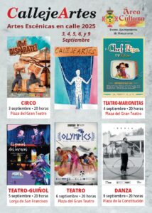 Comienza la Programación de CallejeArtes: Cinco Propuestas Escénicas al Aire Libre Este Miércoles 3 de Septiembre