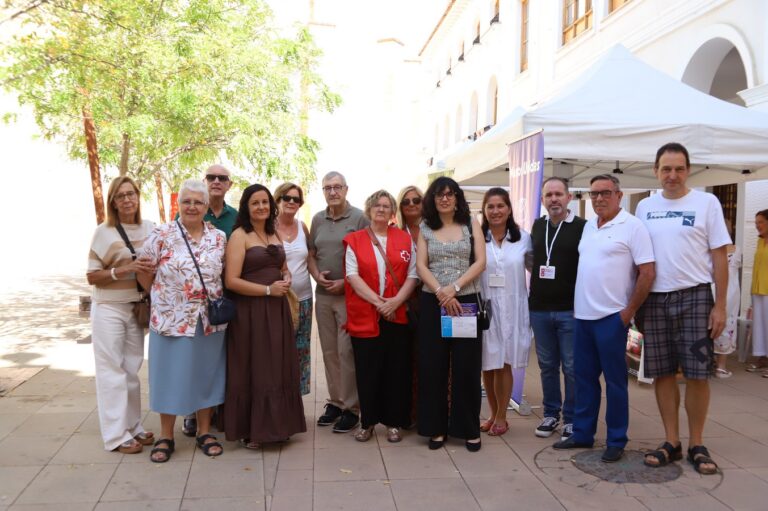 Conclusión del Ciclo Solidario de Manzanares con Mercadillo en la Plaza por Organizaciones del Consejo Municipal de Cooperación al Desarrollo
