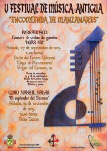 Ferrabosco inaugura el V Festival de Música Antigua ‘Encomienda de Manzanares’ este sábado, una iniciativa del Coro Mansil Na