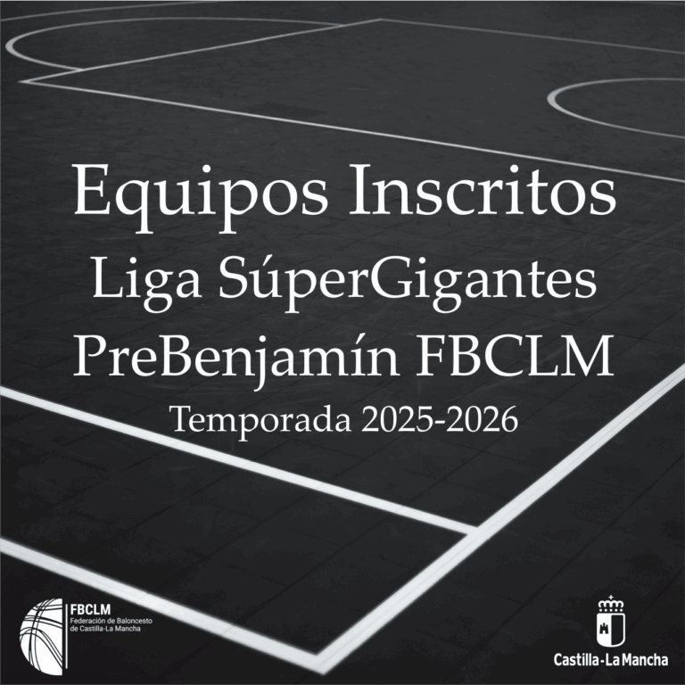 Equipos Inscritos para la Temporada 2025-2026 en la Liga #SuperGigantesPrebenjamín de la FBCLM Equipos Inscritos para la Temporada 2025-2026 en la Liga #SuperGigantesPrebenjamín de la FBCLM