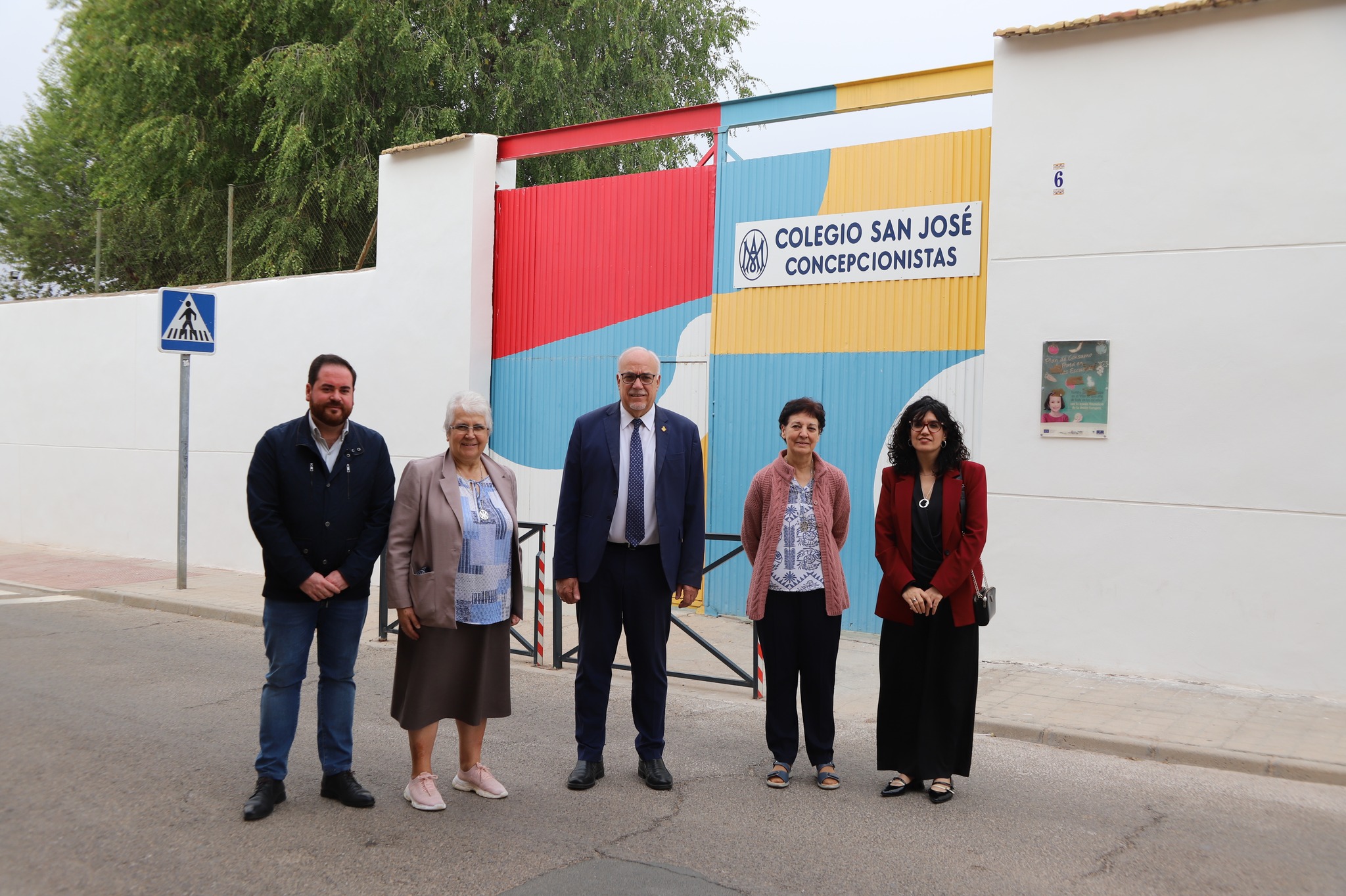 Finalización del Muro Perimetral del Colegio San José: Alcalde Julian Nieva Comprometido a Continuar Apoyando los Centros Educativos