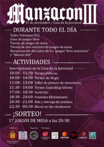 Manzanares se prepara para el gran evento de ocio alternativo: ¡Manzacon III!