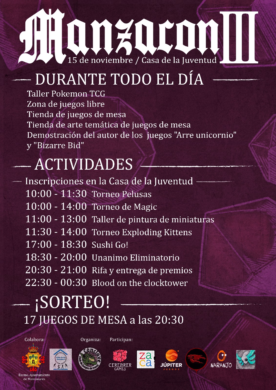 Manzanares se prepara para el gran evento de ocio alternativo: ¡Manzacon III!