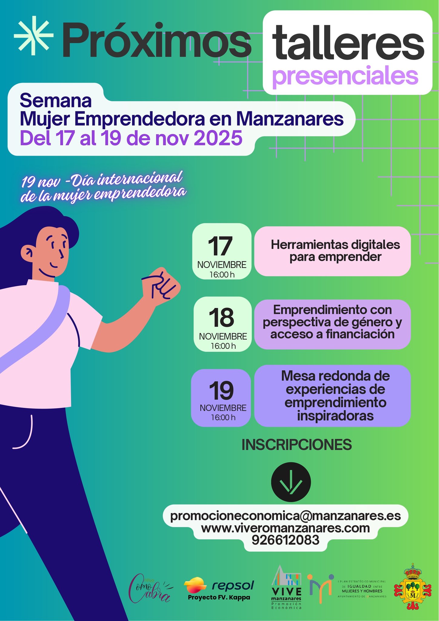 Inteligencia Artificial y Herramientas Digitales: Destacados en los Talleres de Financiación en la Semana de la Mujer Emprendedora