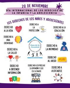 La Concejalía de Juventud se suma a la celebración global del Día Internacional de los Derechos de la Infancia y la Adolescencia el 20 de Noviembre