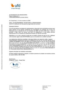 Naturgy anuncia corte de luz programado en ciertas áreas del casco urbano el próximo 21 de noviembre