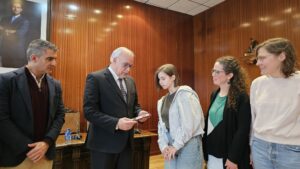 Programa de Intercambio del IES Azuer: Julián Nieva da la bienvenida a 20 estudiantes alemanes