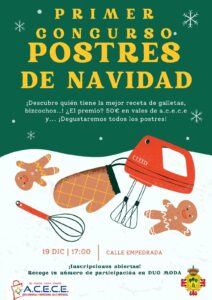 Concurso de Postres Navideños y Evento Infantil en la Calle Empedrada Este Viernes: Organizado por ACECE