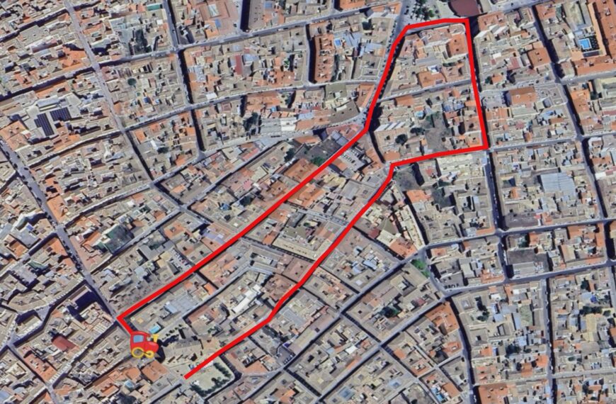 El Tren Eléctrico Infantil Comienza su Recorrido por el Centro de Manzanares este Viernes