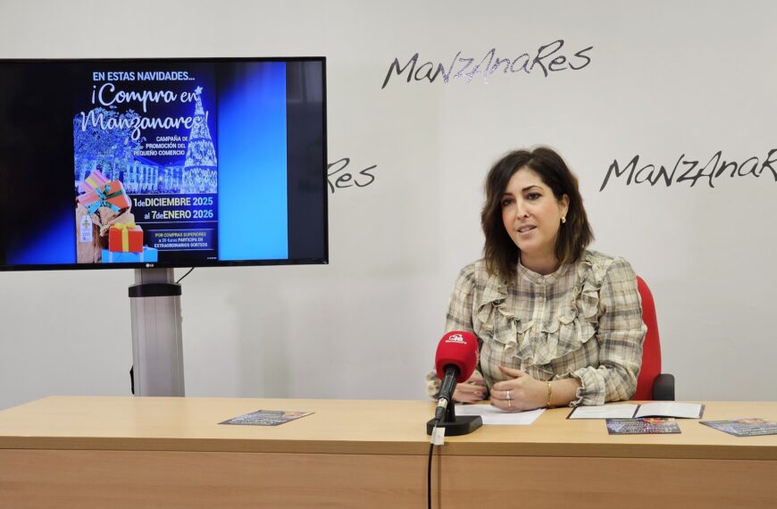 Nuevo Premio de Navidad Incentiva Compras en Manzanares por Iniciativa de la Concejalía de Promoción del Pequeño Comercio