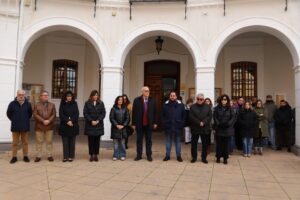 Concentración Silenciosa de la Corporación Municipal y el Personal del Ayuntamiento de Manzanares en Protesta