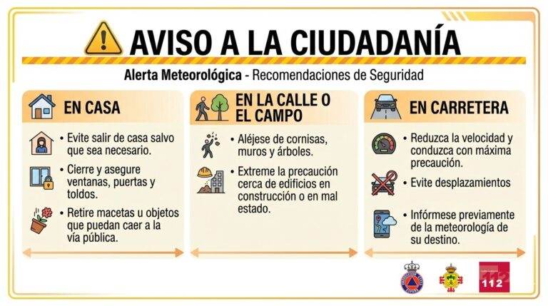 Temporal azota Castilla-La Mancha: #METEOCAM activado y más de 250 incidencias registradas por el 112
