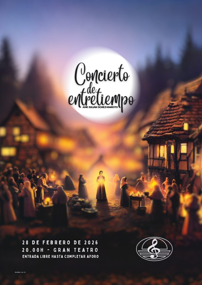 Concierto de Entretiempo de la Banda de Manzanares AMC Julián Sánchez-Maroto Este Sábado en el Gran Teatro: Un Evento Destacado en la Agenda Local
