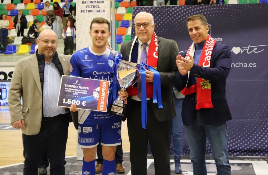 El Fútbol Sala Valdepeñas se corona campeón en el Trofeo Junta de Comunidades de Castilla-La Mancha celebrado en el Manzanares Arena