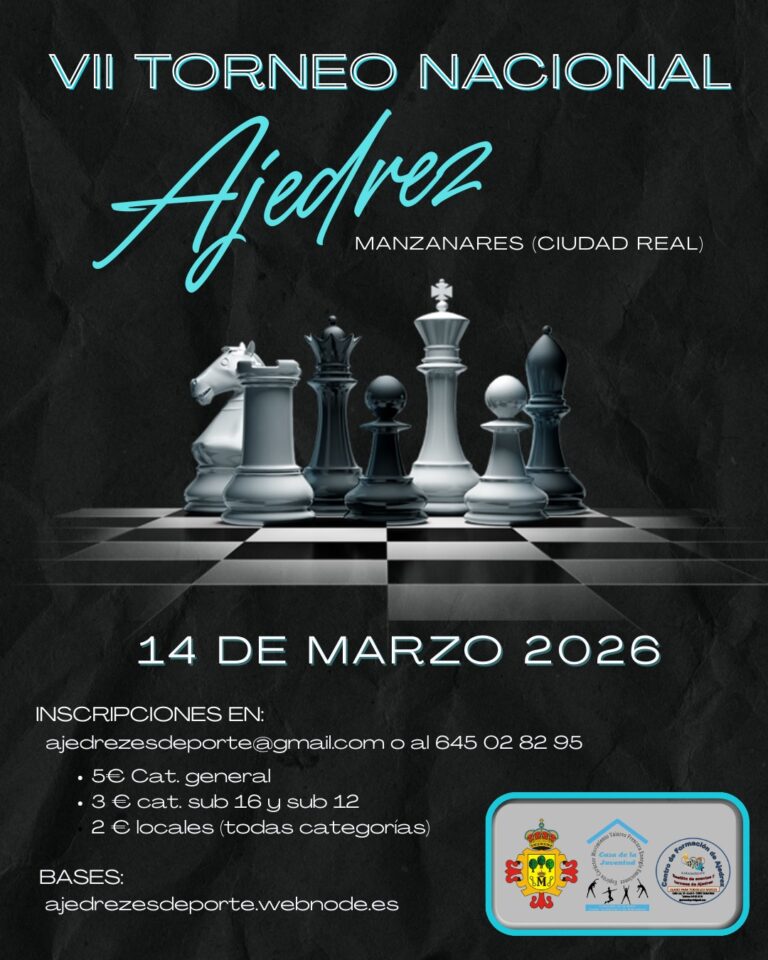 La Casa de la Juventud Manzanares se Prepara para el VII Torneo Nacional de Ajedrez ‘Ciudad de Manzanares’