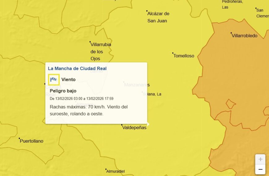 Suspensión del Mercadillo este Viernes 13 de Febrero por Condiciones Climáticas Adversas y Alertas Amarillas de Aemet