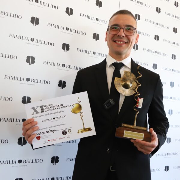 Diego Ortega Guijarro conquista el título de Mejor Sumiller de Castilla-La Mancha en el XI Concurso Regional de Manzanares