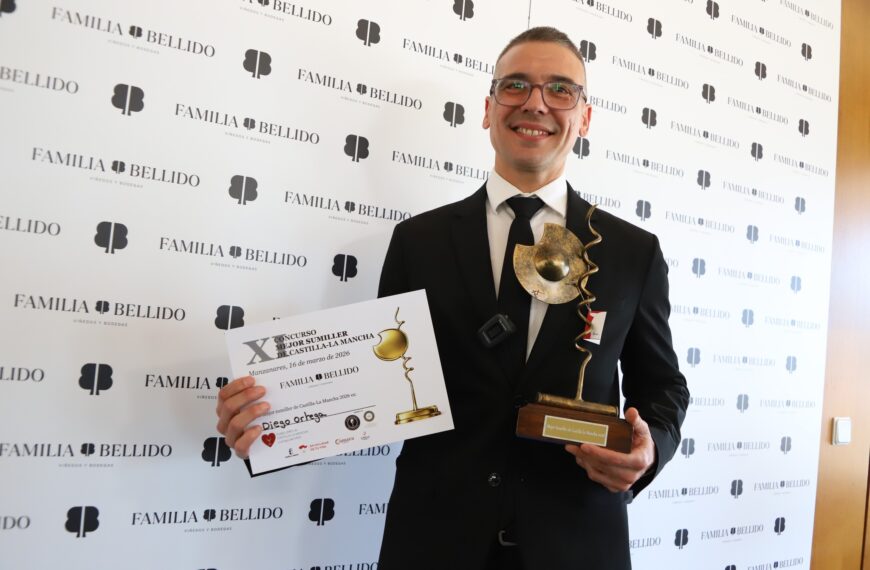 Diego Ortega Guijarro conquista el título de Mejor Sumiller de Castilla-La Mancha en el XI Concurso Regional de Manzanares