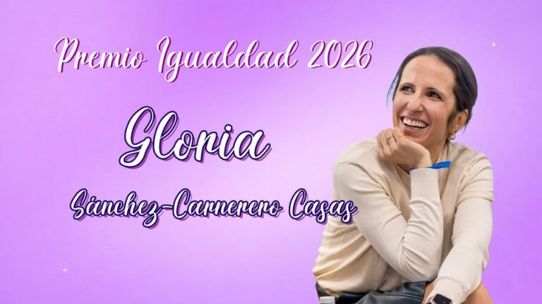 Gloria Sánchez-Carnerero Casas, Natural de Manzanares, Galardonada con el Premio Igualdad 2026 por el Ayuntamiento de su Ciudad Natal