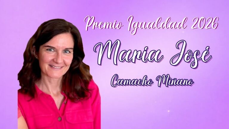 María José Camacho Miñano, Galardonada con el Premio Igualdad 2026 en Manzanares por su destacada Trayectoria Académica