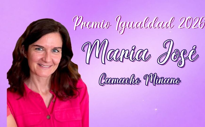María José Camacho Miñano, Galardonada con el Premio Igualdad 2026 en Manzanares por su destacada Trayectoria Académica