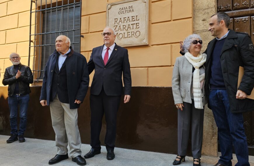 Rafael Zárate Molero: Un Homenaje Que me ha Superado en Mi Amada Ciudad Manzanar