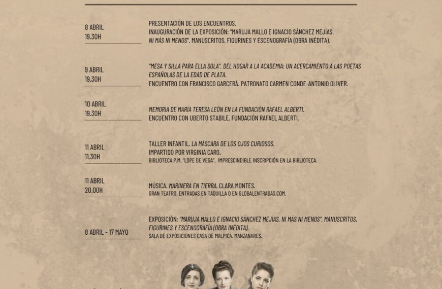 Fin de Semana de Encuentros Culturales con Protagonistas del 27 y Estreno de ‘Marty Supreme’ en el Gran Teatro