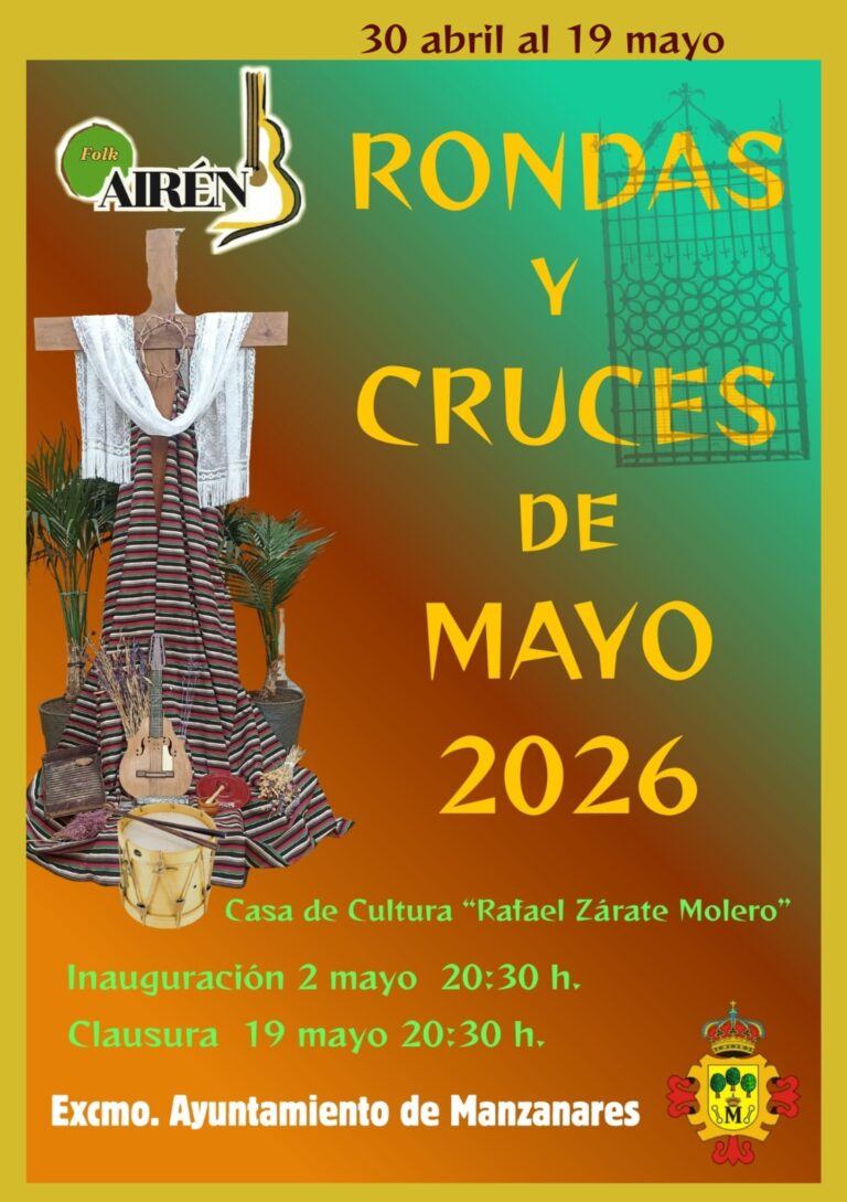 Grupo Folk AIRÉN y Ayuntamiento Anuncian Programación para las Rondas y Cruces de Mayo 2026!