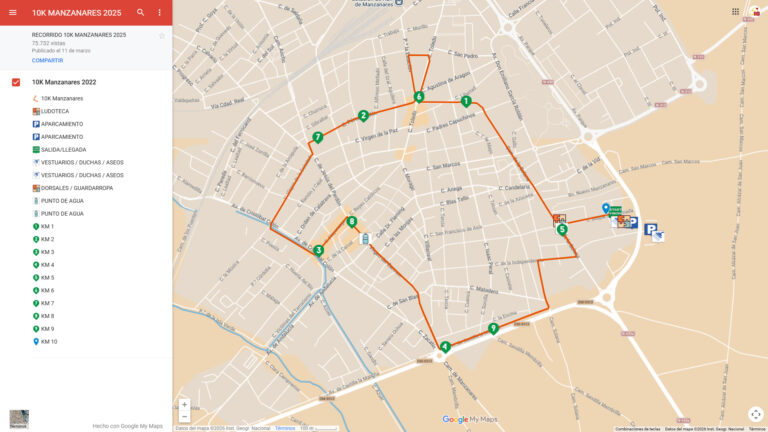 Reprogramación de Tráfico y Restricciones de Estacionamiento Durante la Carrera Popular de Este Sábado