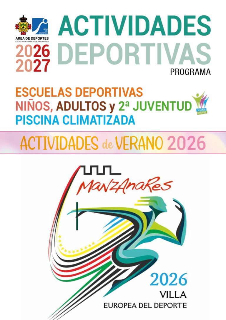 Verano Activo en la Villa Europea del Deporte: Nueva Temporada Estival Presentada por el Área de Deportes Ayto. Manzanares