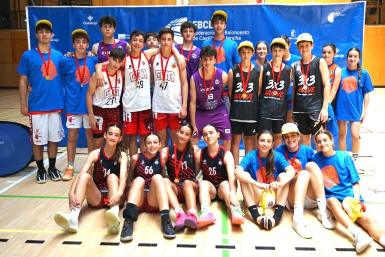 La Liga 3×3 FBCLM U13-U15 corona a cuatro campeones en Toledo