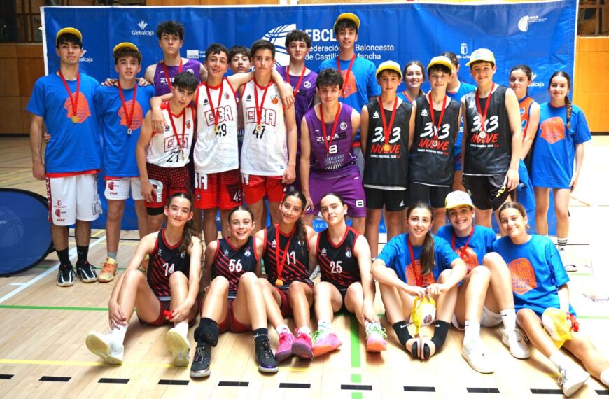 La Liga 3×3 FBCLM U13-U15 corona a cuatro campeones en Toledo