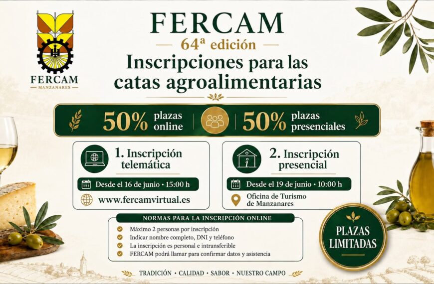 #Fercam2026 implementa un novedoso sistema de inscripción dual para catas agroalimentarias: Asegura el 50% de las plazas para visitantes