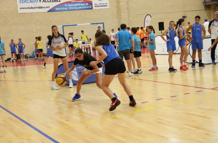 Más de 300 Personas Celebran el Gran Final del Programa #Quijo3x3 en el Polideportivo Municipal y Pabellón ‘Antonio Caba’ en Manzanares