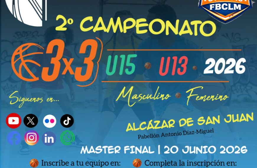 Alcázar de San Juan, sede de la fase final del 3×3 U13 y U15 de CLM