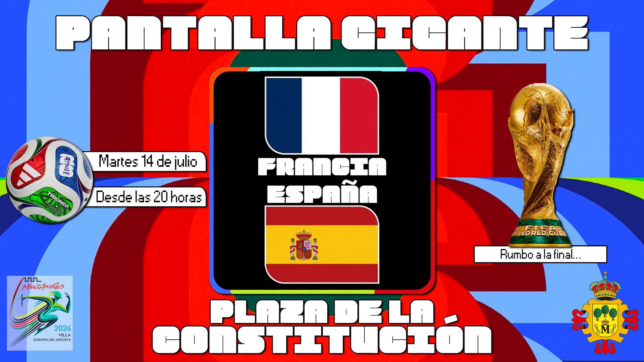 Despedida de la Feria este Lunes, pero la Fiesta Continúa el Martes con la Selección Española de Fútbol en el Francia-España del #Mundial2026