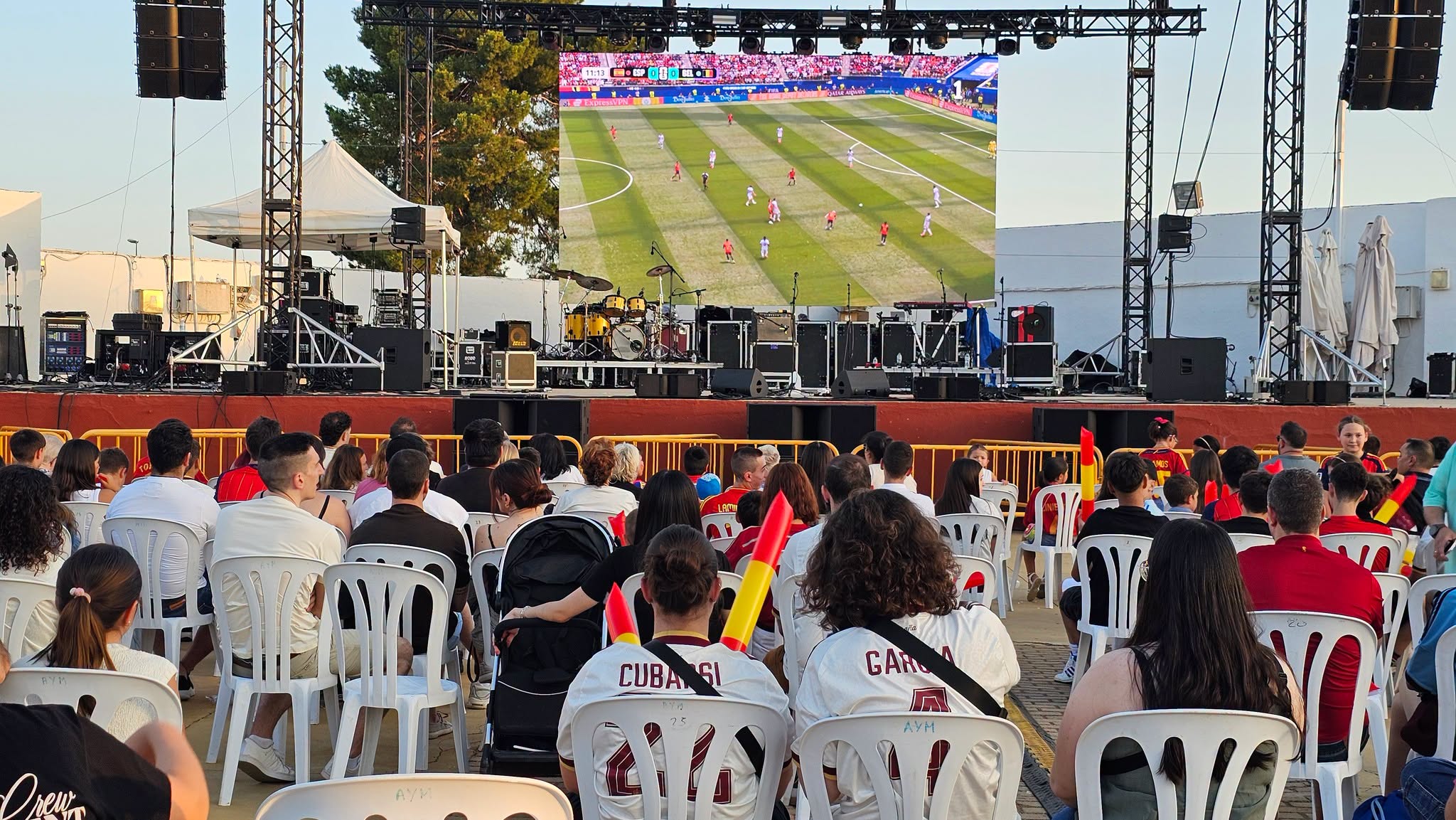 Este domingo, Manzanares mostrará su Apoyo a España con Pantalla Gigante en la Plaza de la Constitución desde las 21:00 h