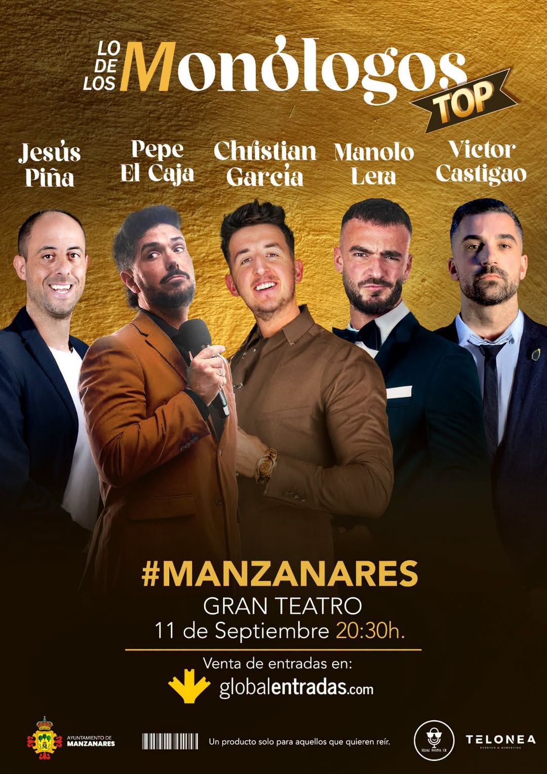 Gana Pases Dobles para una Noche de Risa en ‘Lo de los Monólogos’ este 11 de Septiembre