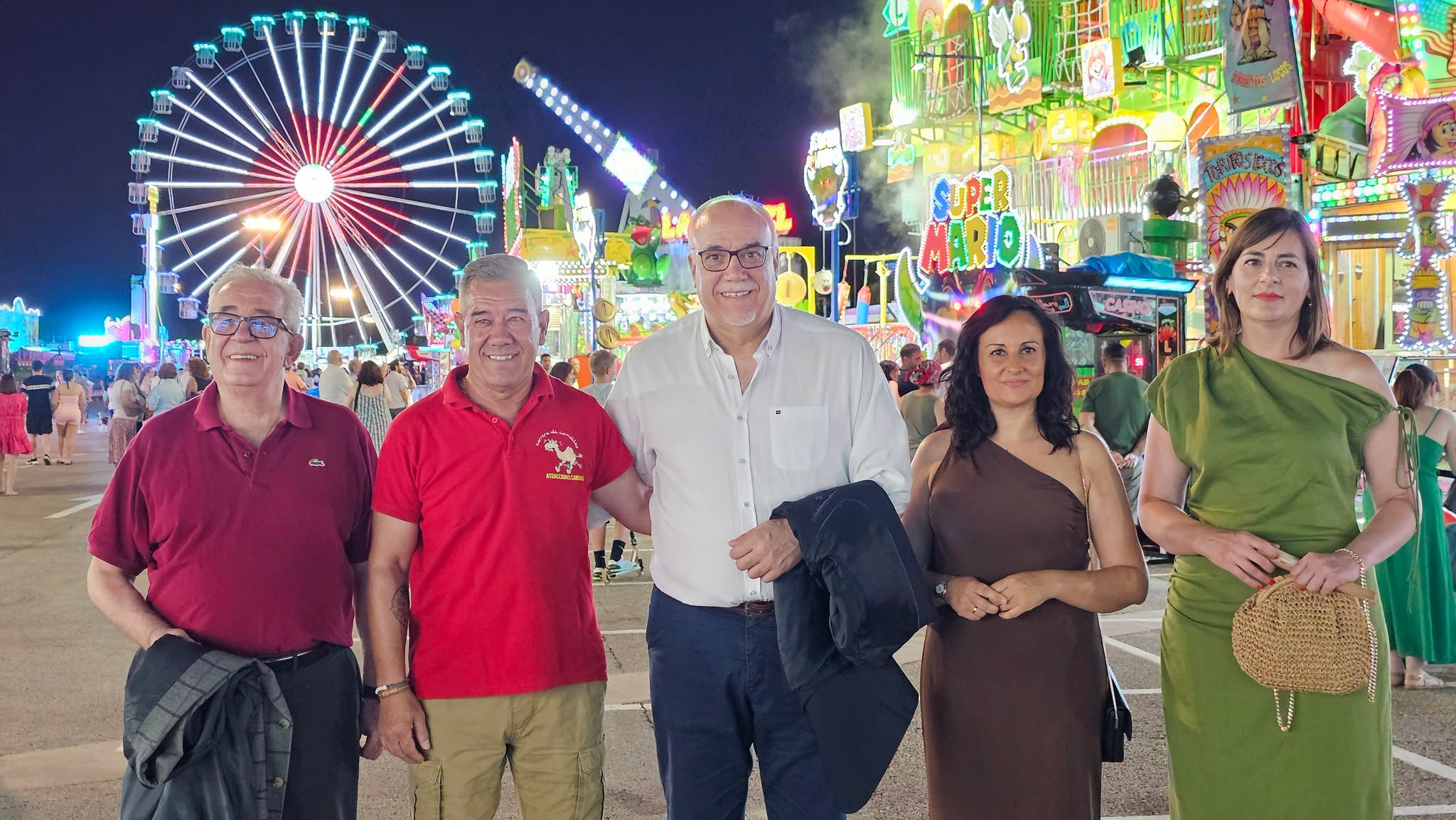 La Impresionante Noria Gigante de 40 Metros Destaca en ‘La Mejor Feria de La Mancha’, Según Asociación de Feriantes