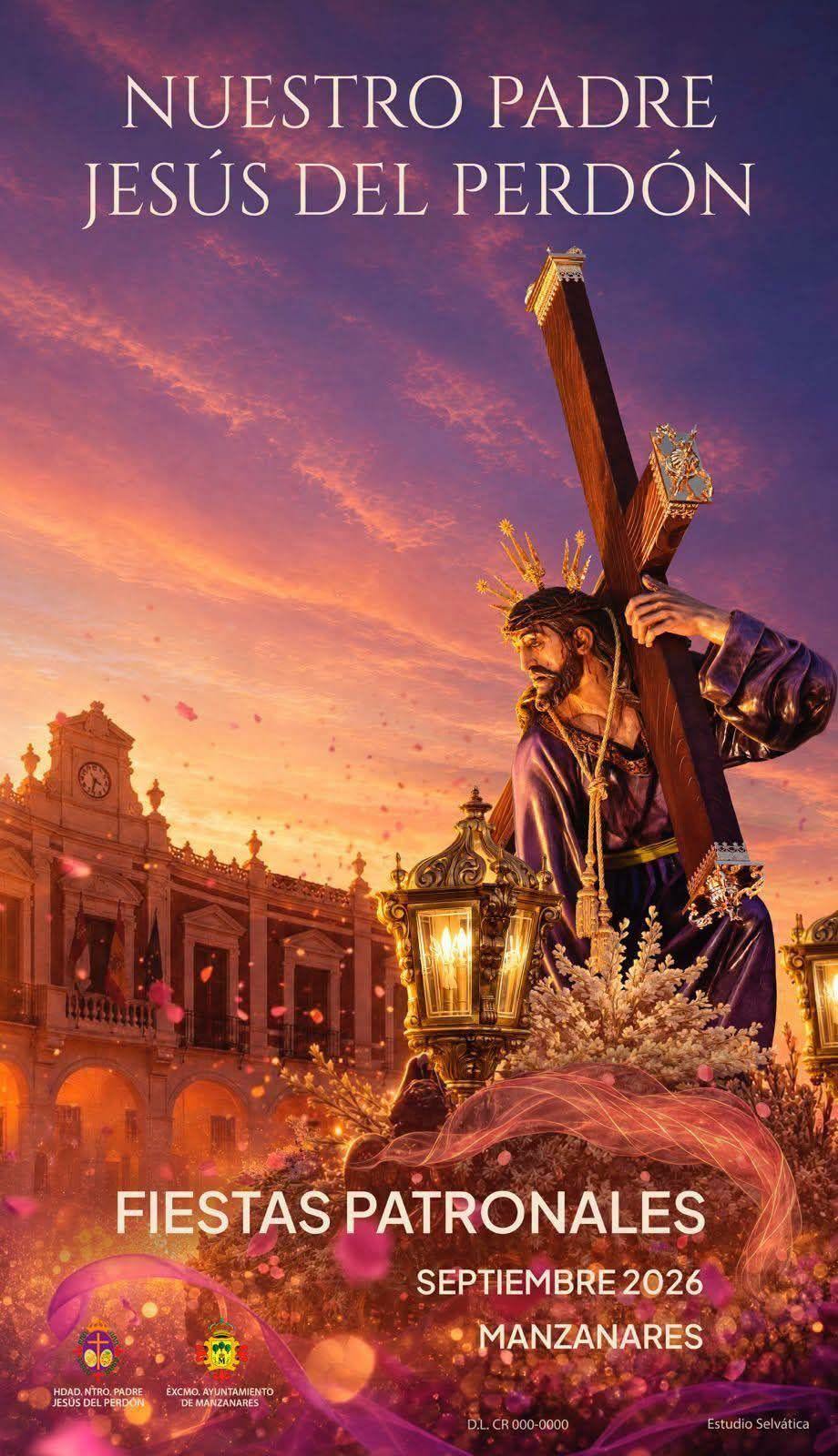 Revelación del Cartel de Fiestas Patronales 2026 de Manzanares: Honor a Ntro. Padre Jesús del Perdón a través del Arte