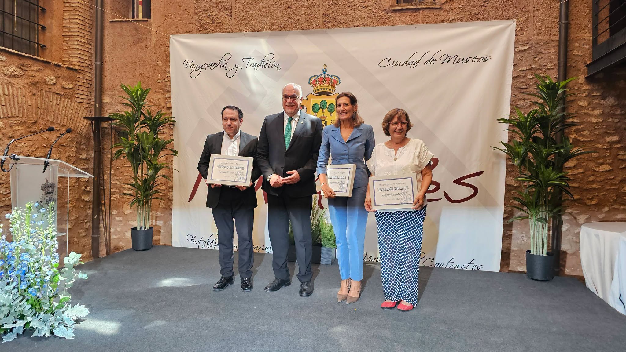 Cuco García Alcázar, Francisco Callejas y Rosa Villarroel galardonados con el reconocimiento ‘Manzanareños Ausentes’ 2026 en un conmovedor evento