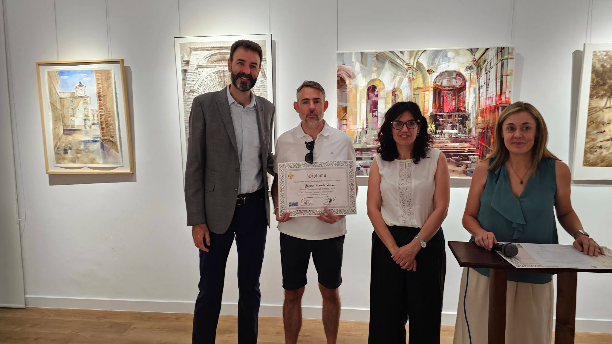 Sábado de Arte, Deporte y Música: Resumen del Certamen de Pintura Rápida, Finales de Fútbol 7, Pádel y Verbena con Orquesta Jenasan