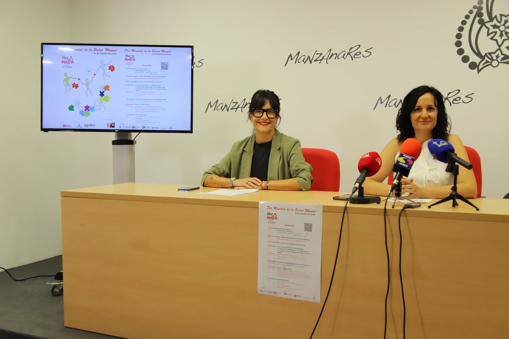 El Ayuntamiento de Manzanares y la Asociación SALUD Mental enfocan los actos del Día Mundial de la Salud Mental en los jóvenes